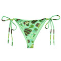 Choco Mint String Bikini Bottom features a playful design, perfect for sunbathing and poolside relaxation.