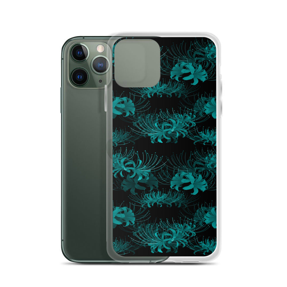 Higanbana iPhone Clear Case (Teal) - iPhone 11 Pro