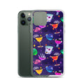 Monster Party iPhone Clear Case (Dark Purple) - iPhone 11 Pro