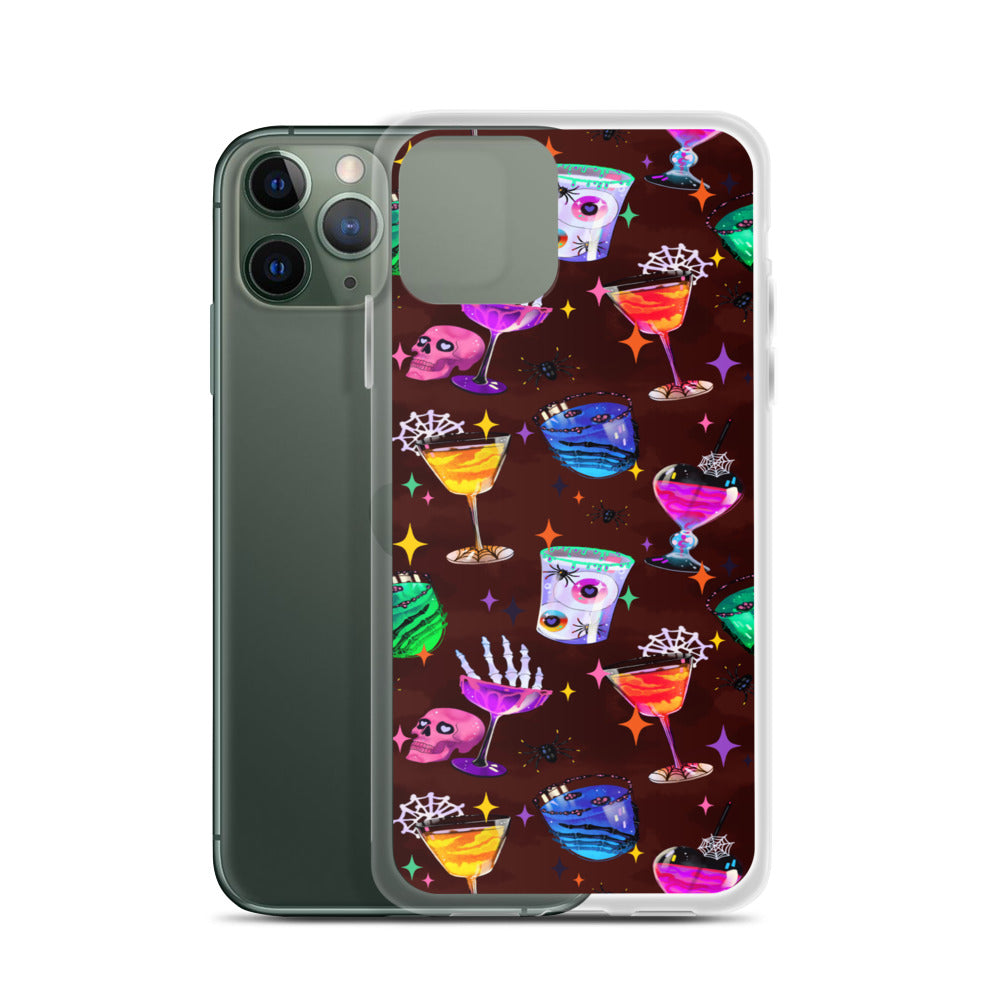 Monster Party iPhone Clear Case (Dark Sienna) - iPhone 11 Pro
