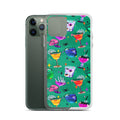 Monster Party iPhone Clear Case (Viridian) - iPhone 11 Pro