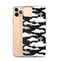 Cloudy Sky iPhone Clear Case (Black) - iPhone 11 Pro Max