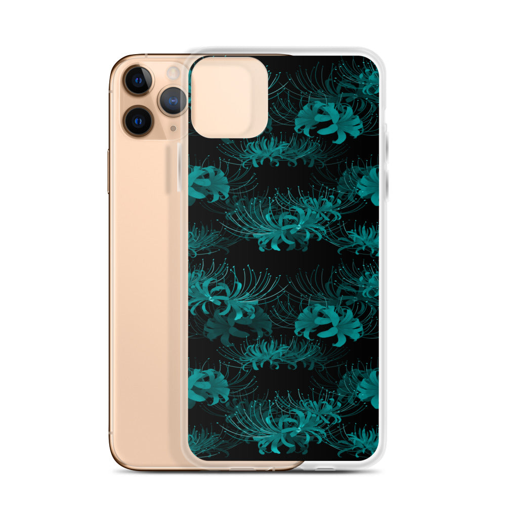 Higanbana iPhone Clear Case (Teal) - iPhone 11 Pro Max