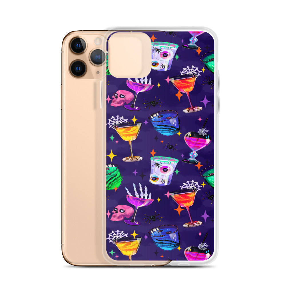 Monster Party iPhone Clear Case (Dark Purple) - iPhone 11 Pro Max