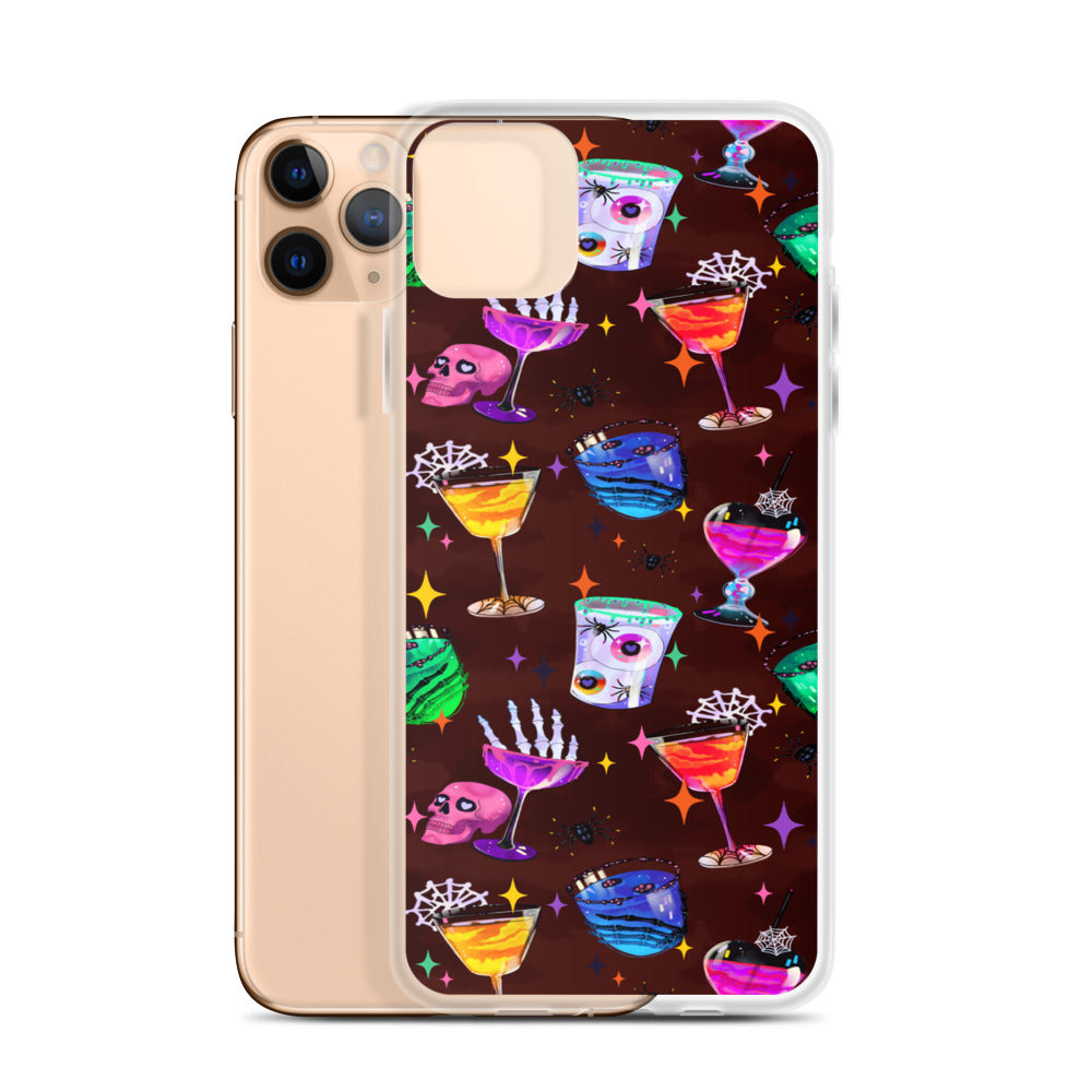 Monster Party iPhone Clear Case (Dark Sienna) - iPhone 11 Pro Max