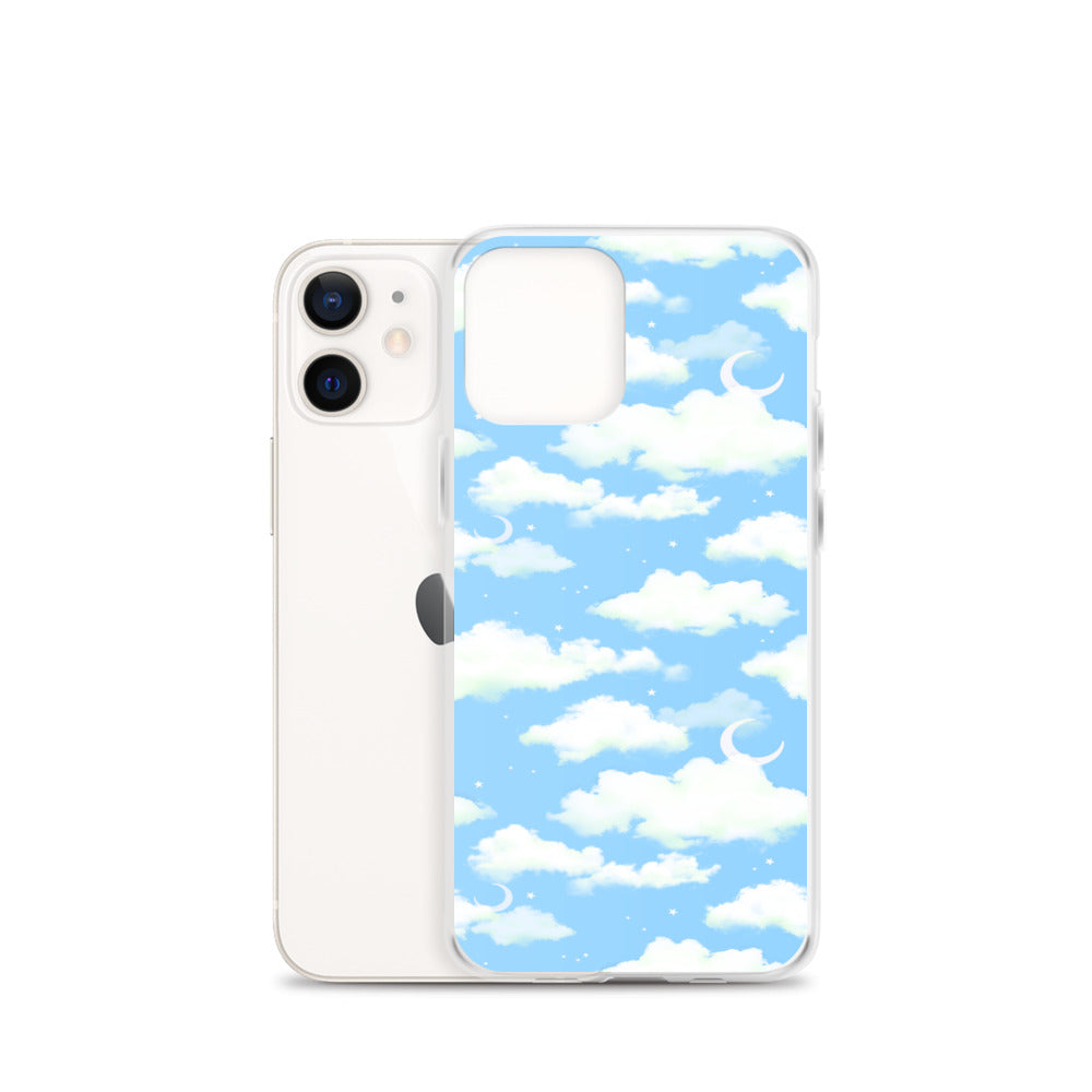 Cloudy Sky iPhone Clear Case (Blue) - iPhone 12 mini