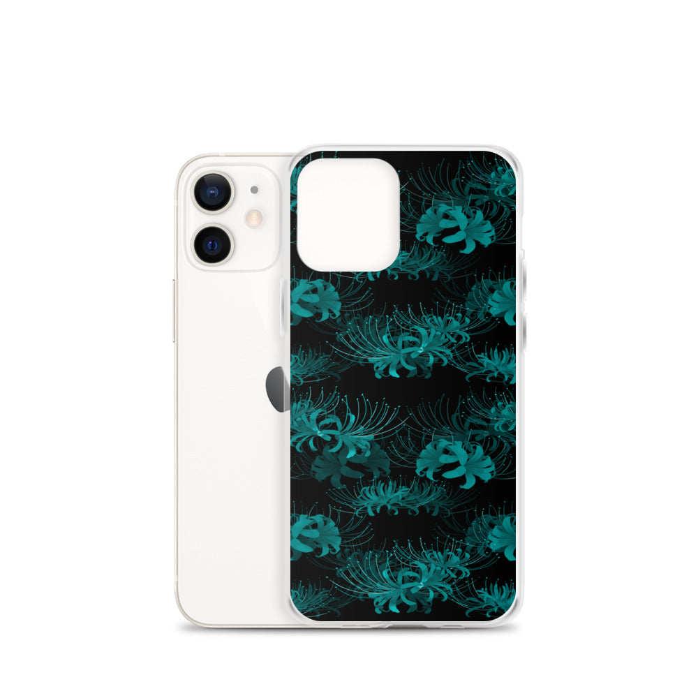 Higanbana iPhone Clear Case (Teal) - iPhone 12 mini