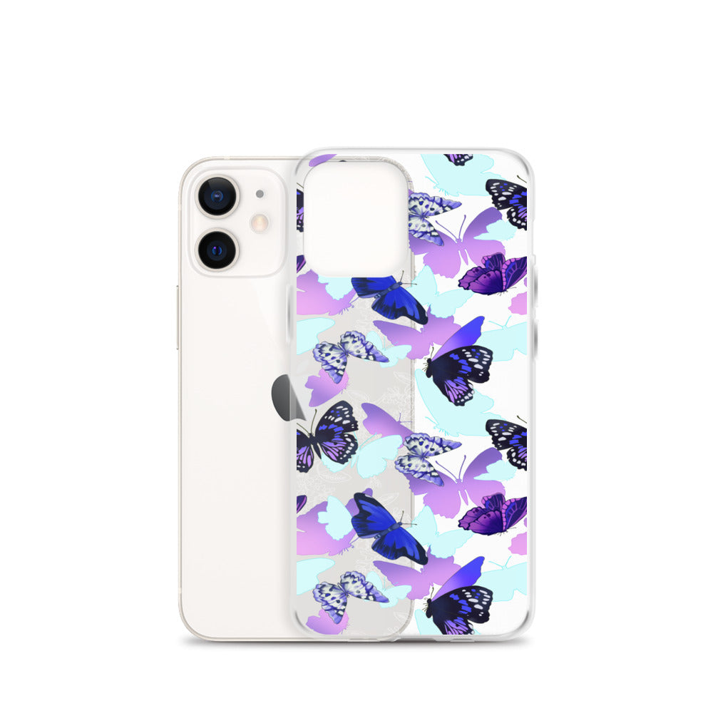 Butterfly iPhone Clear Case (Transparent) - iPhone 12 mini