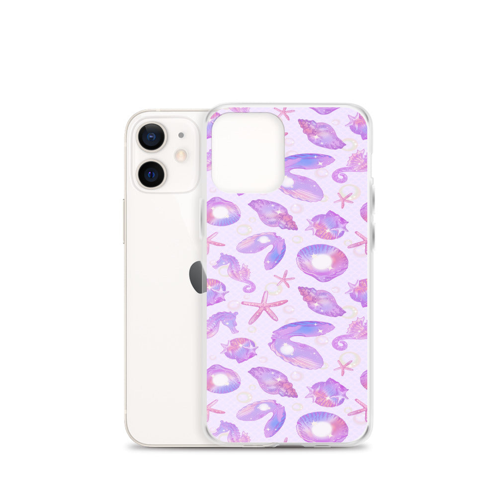 Sea Princess iPhone Clear Case (Pink) - iPhone 12 mini