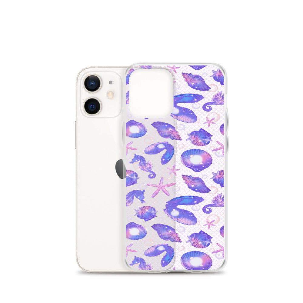 Sea Princess iPhone Clear Case (Transparent Turquoise) - iPhone 12 mini