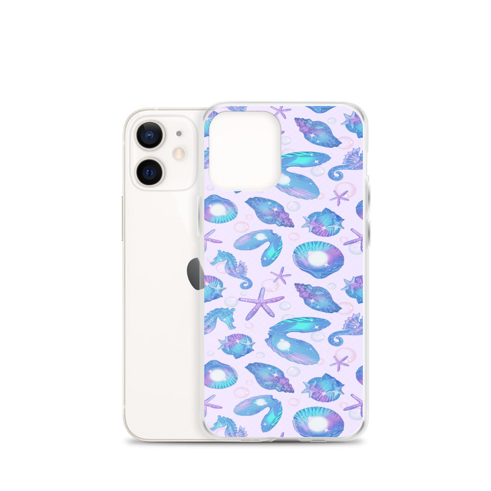 Sea Princess iPhone Clear Case (Turquoise) - iPhone 12 mini