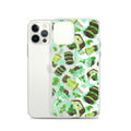 Sleek Choco Mint iPhone® Clear Case featuring a vibrant design, offering protection against scratches and dirt.