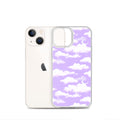 Cloudy Sky iPhone Clear Case (Lavender) - iPhone 13 mini