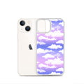 Cloudy Sky iPhone Clear Case (Purple Gradient) - iPhone 13 mini