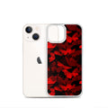 Butterfly iPhone Clear Case (Crimson) - iPhone 13 mini
