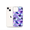 Butterfly iPhone Clear Case (Purple) - iPhone 13 mini