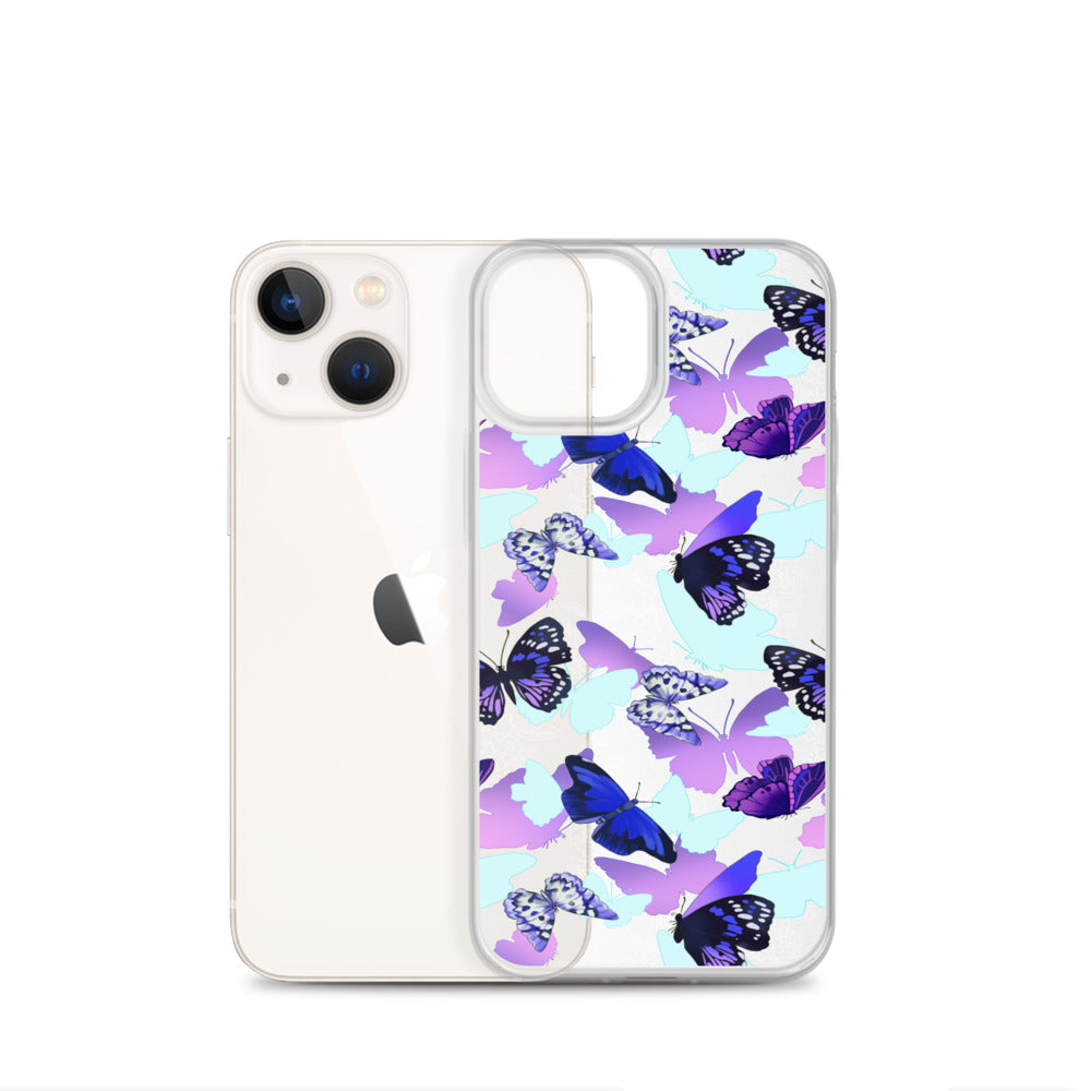 Butterfly iPhone Clear Case (Transparent) - iPhone 13 mini