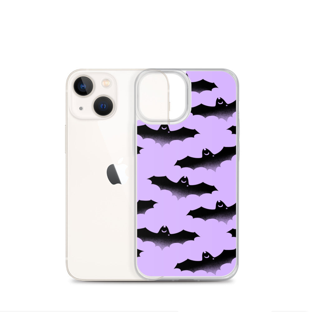 Morrigan iPhone Clear Case (Black/Purple) - iPhone 13 mini