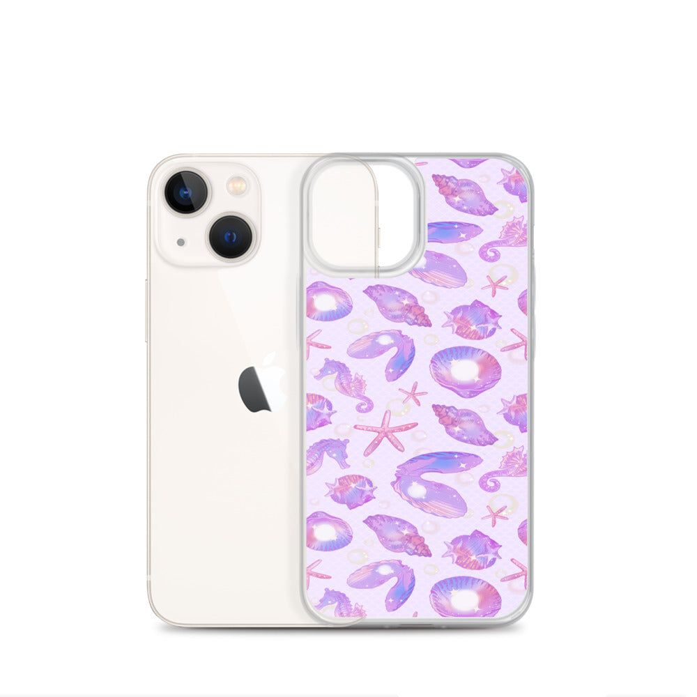 Sea Princess iPhone Clear Case (Pink) - iPhone 13 mini