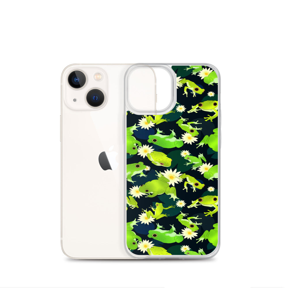 Kero-kero iPhone Clear Case (Blue) - iPhone 13 mini