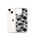 Enchanted Rose iPhone Clear Case (Black) - iPhone 13 mini