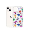 Monster Party iPhone Clear Case (Transparent) - iPhone 13 mini