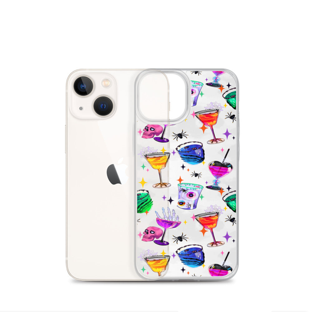 Monster Party iPhone Clear Case (Transparent) - iPhone 13 mini