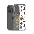 Gothic Tea Time iPhone® Clear Case features artistic designs, offering sleek protection for your device from scratches and dust.