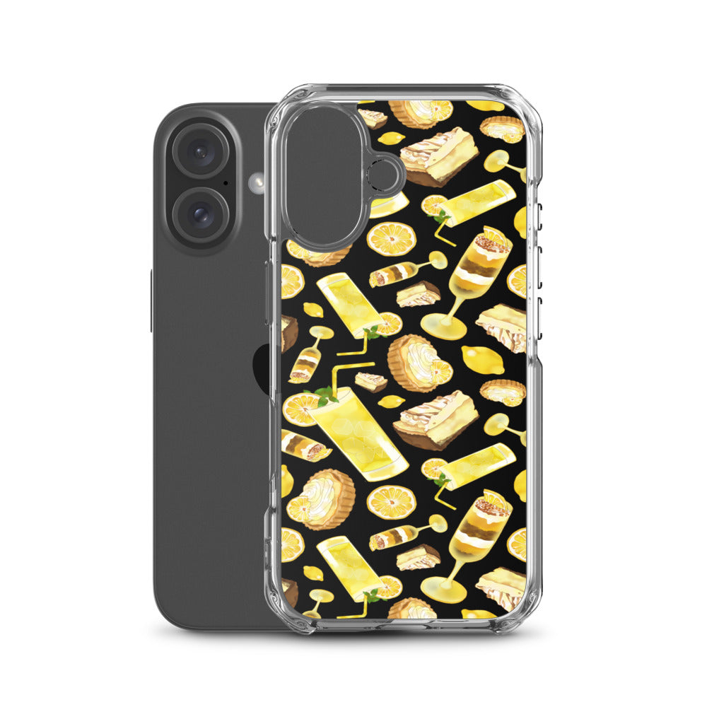 Lemon iPhone Clear Case (Black) - iPhone 16