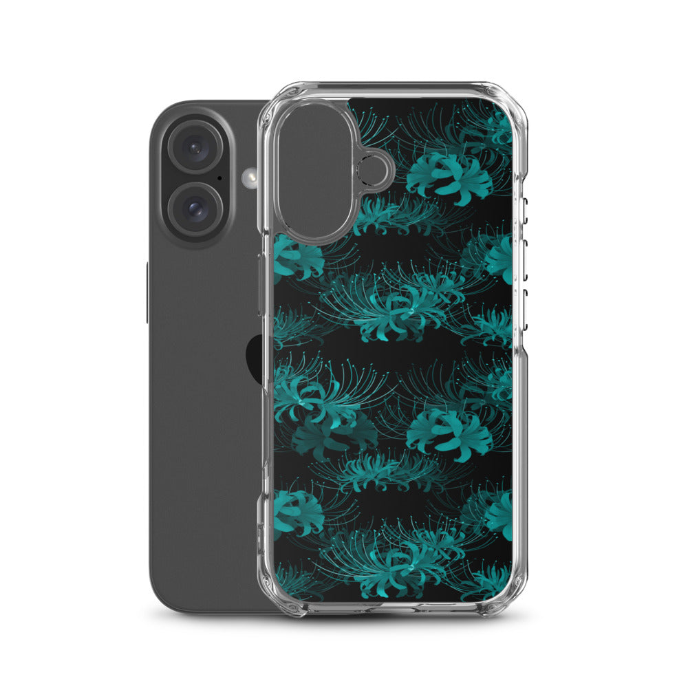 Higanbana iPhone Clear Case (Teal) - iPhone 16