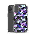 Butterfly iPhone Clear Case (Black) - iPhone 16