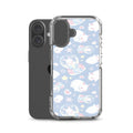 Snow Bunny iPhone Clear Case (Blue) - iPhone 16