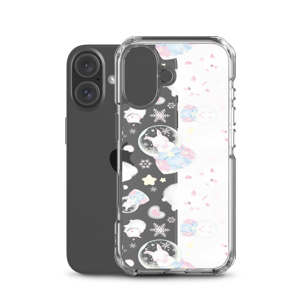 Snow Bunny iPhone Clear Case (Transparent) - iPhone 16