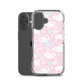 Snow Kitten iPhone Clear Case (Pink) - iPhone 16