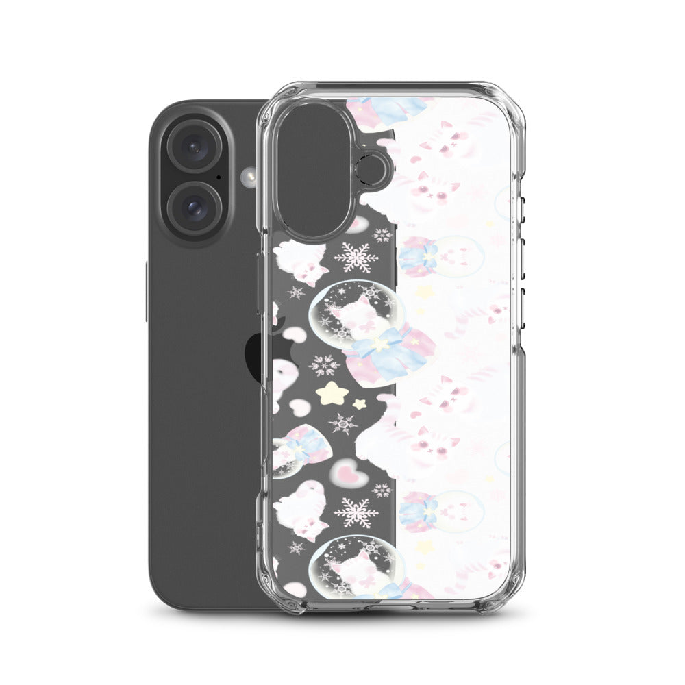 Snow Kitten iPhone Clear Case (Transparent) - iPhone 16
