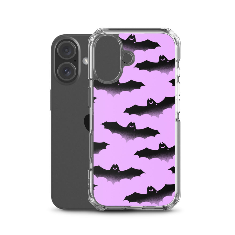 Aensland iPhone Clear Case (Black/Pink) - iPhone 16