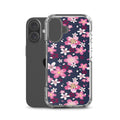 Sakura iPhone Clear Case (Indigo) - iPhone 16