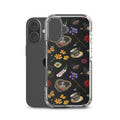 Gothic Tea Time iPhone Clear Case (Black) - iPhone 16