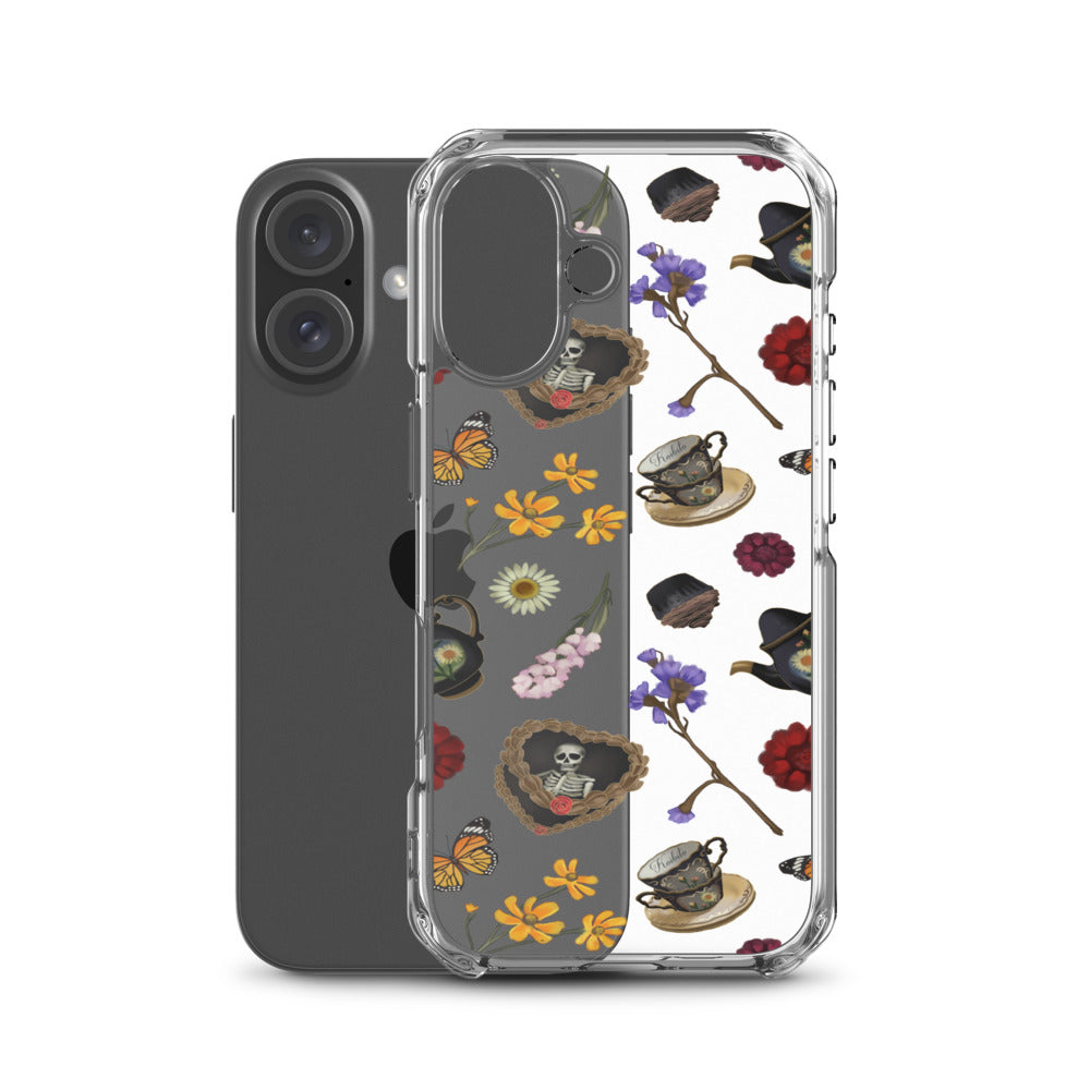 Gothic Tea Time iPhone Clear Case (Transparent) - iPhone 16