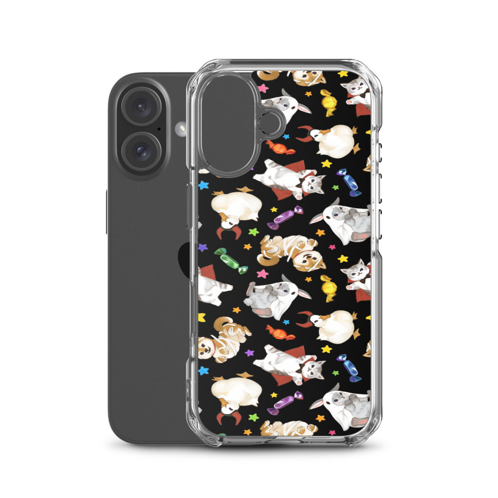 Trick or Treaters iPhone Clear Case (Black) - iPhone 16