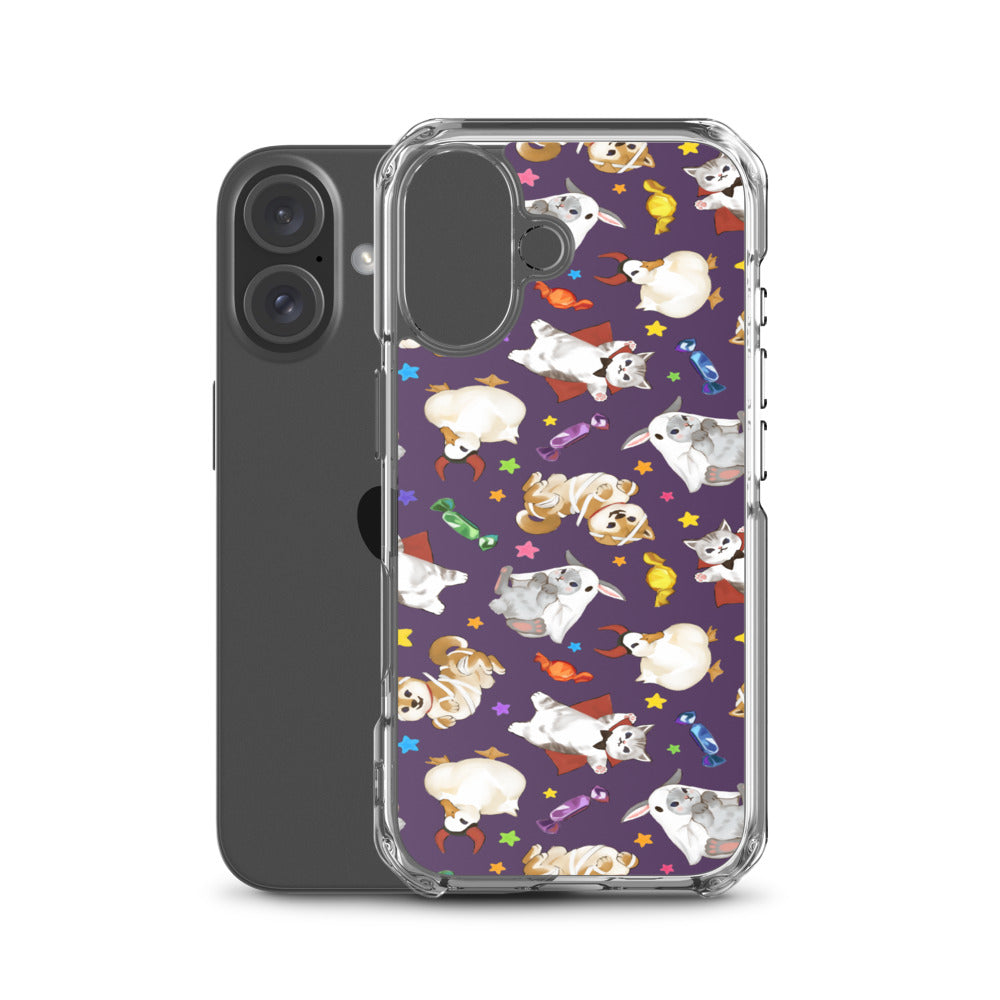 Trick or Treaters iPhone Clear Case (Purple) - iPhone 16