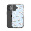 Snow Bird iPhone Clear Case (Blue) - iPhone 16