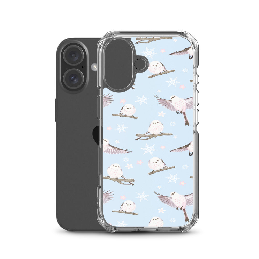 Snow Bird iPhone Clear Case (Blue) - iPhone 16