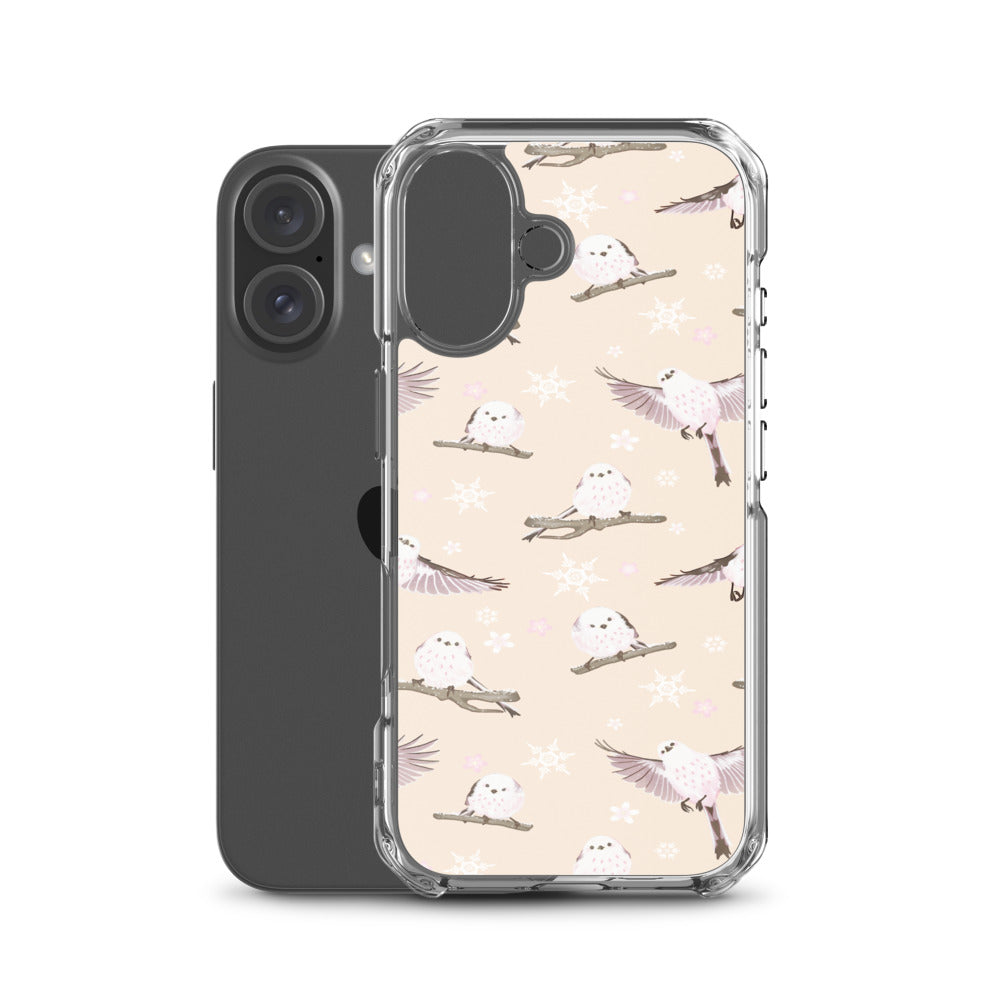 Snow Bird iPhone Clear Case (Cream) - iPhone 16