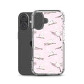Snow Bird iPhone Clear Case (Pink) - iPhone 16
