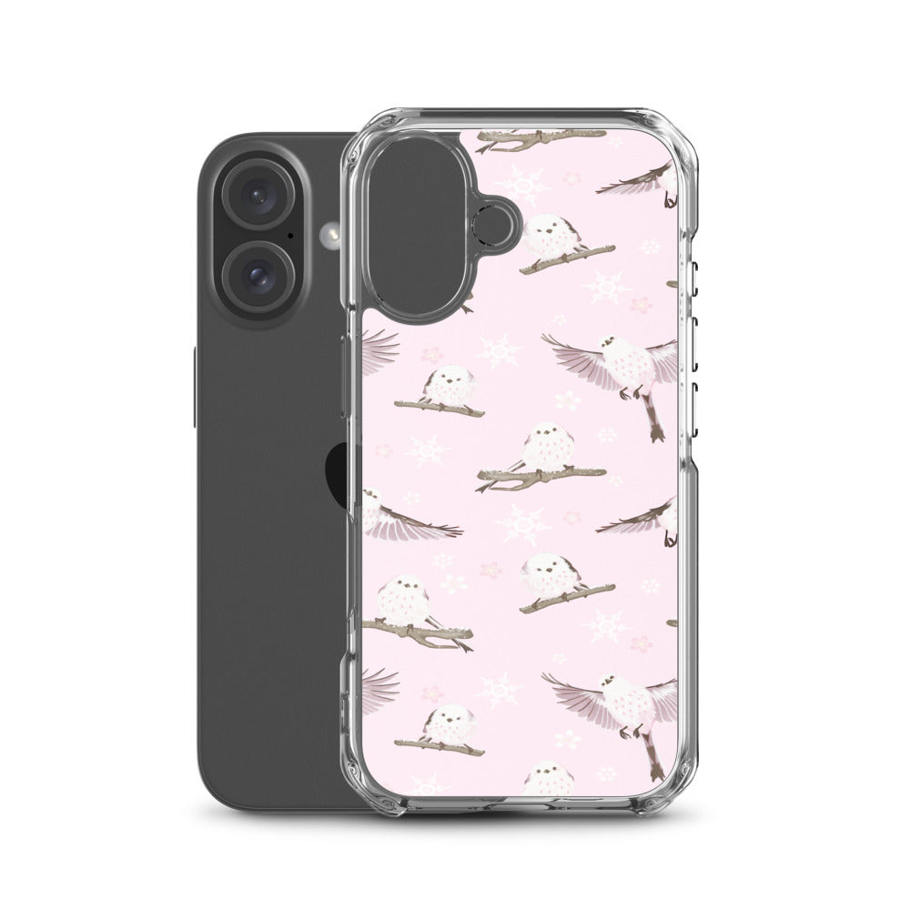 Snow Bird iPhone Clear Case (Pink) - iPhone 16