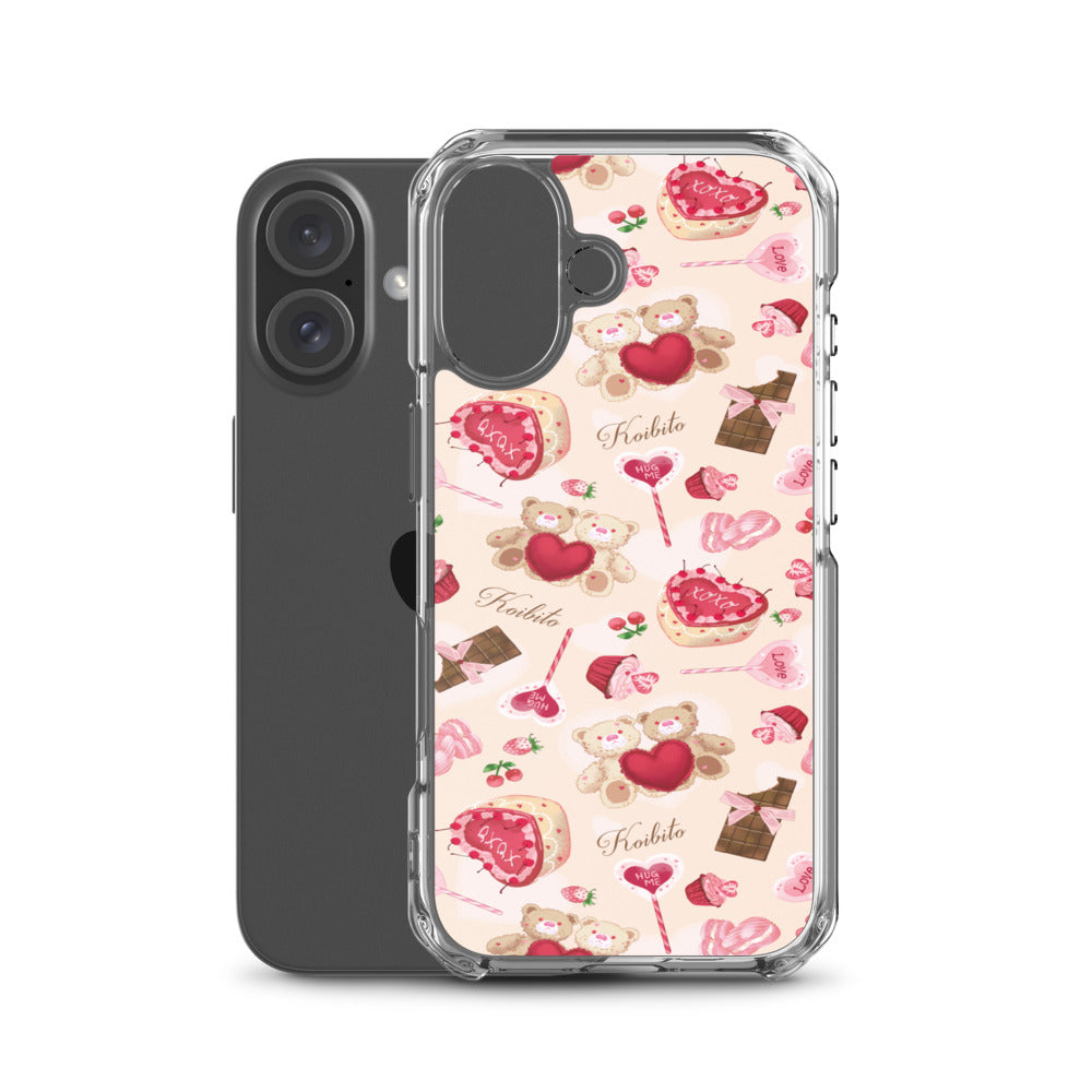 Sugar Sweetheart iPhone Clear Case (Cream) - iPhone 16