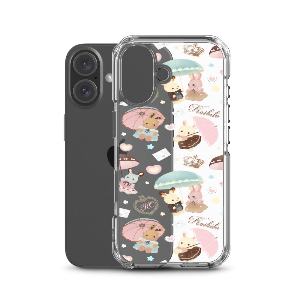 Parasol Bunny iPhone Clear Case (Transparent) - iPhone 16