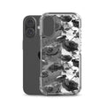 Enchanted Rose (Transparent) iPhone Clear Case (Black) - iPhone 16