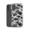 Enchanted Rose iPhone Clear Case (Black) - iPhone 16